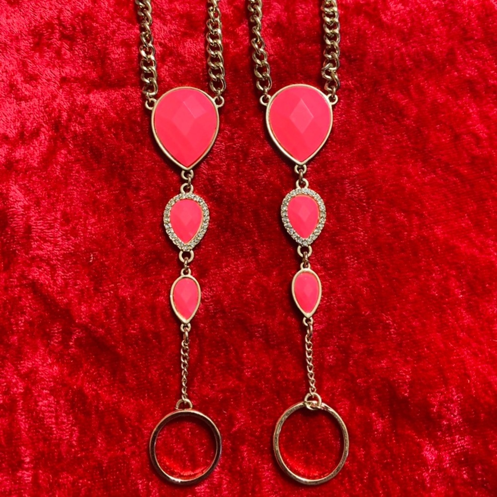 Bohemian finger chain bracelet